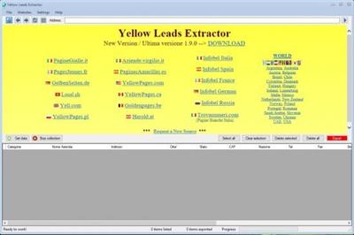 Yellow Leads Extractor 9.1.6  Multilingual 7d607d5a4ef333f6332d6dafd7c6999a