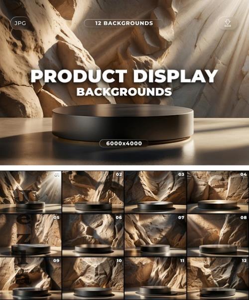 12 Product Display Backgrounds - UA5XETN