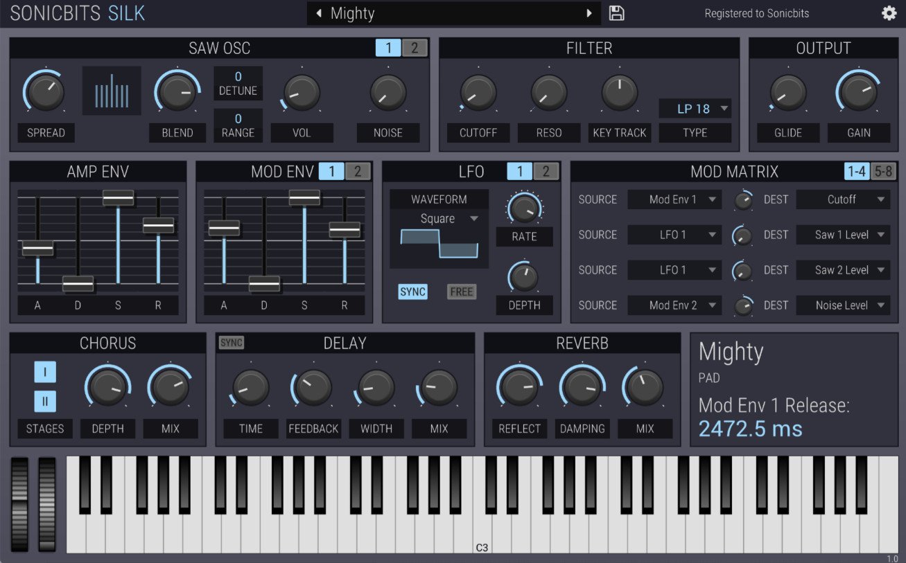 Sonicbits Silk 1.1.0 (Win macOS)