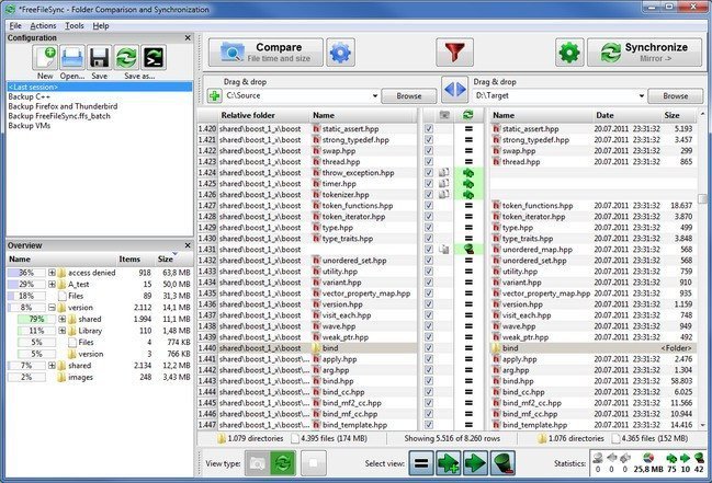 FreeFileSync 13.8