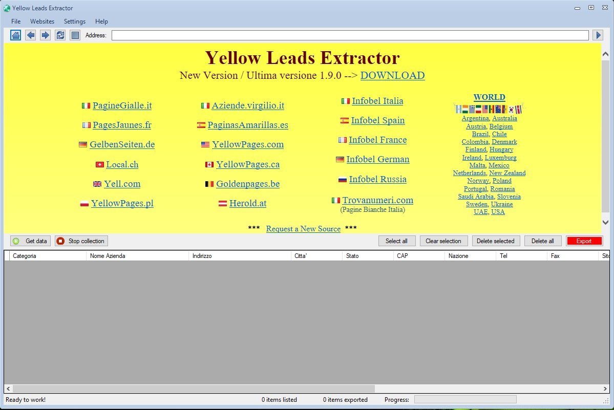 Yellow Leads Extractor 9.1.6 Multilingual