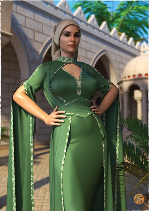 Crispycheese - MILF in Dress 3D Porn Comic