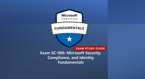 SC-900  Microsoft Security, Compliance and Identity