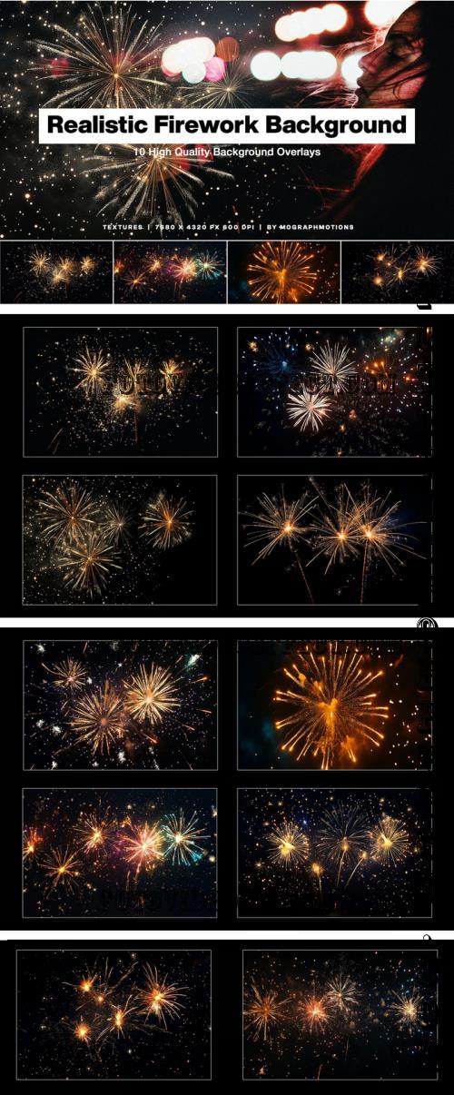 Realistic Firework Background Overlay - R6X77SM