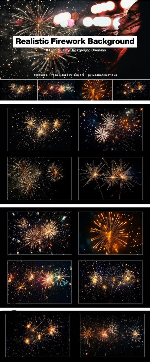 Realistic Firework Background Overlay - R6X77SM