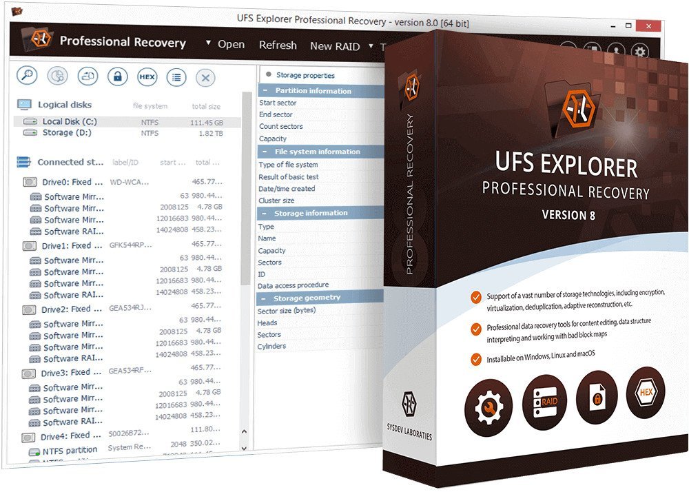 UFS Explorer Professional Recovery 10.11.0.7259 Multilingual