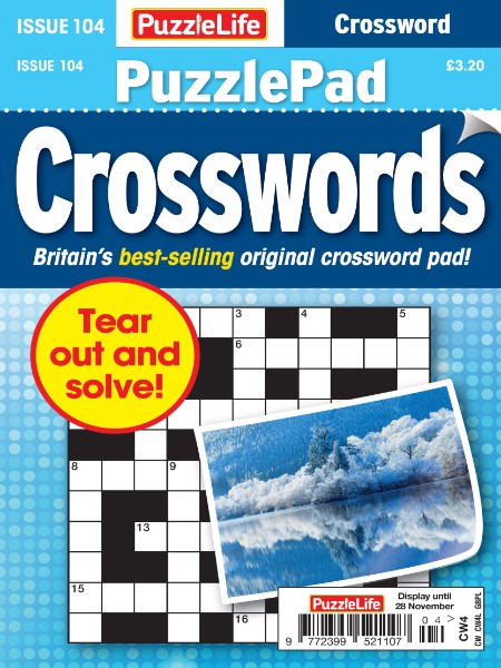 PuzzleLife PuzzlePad Crosswords - Issue 104 2024 36633c4435f4134cc8c7f72103acfbc6