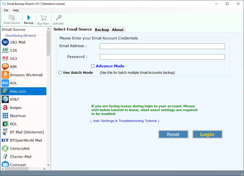 Email Backup Wizard Enterprise 16.2