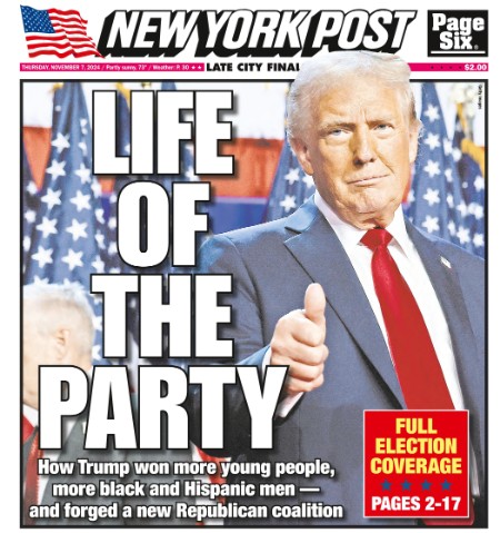 New York Post - November 7, 2024