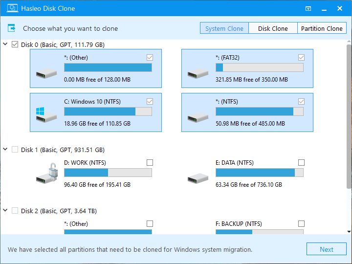 Hasleo Disk Clone v4.8.0 WinPE