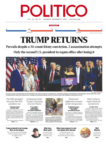 Politico - 7 November 2024