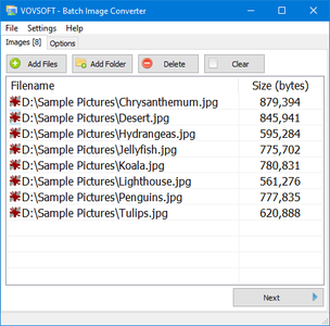 VovSoft Batch Image Converter 2.1