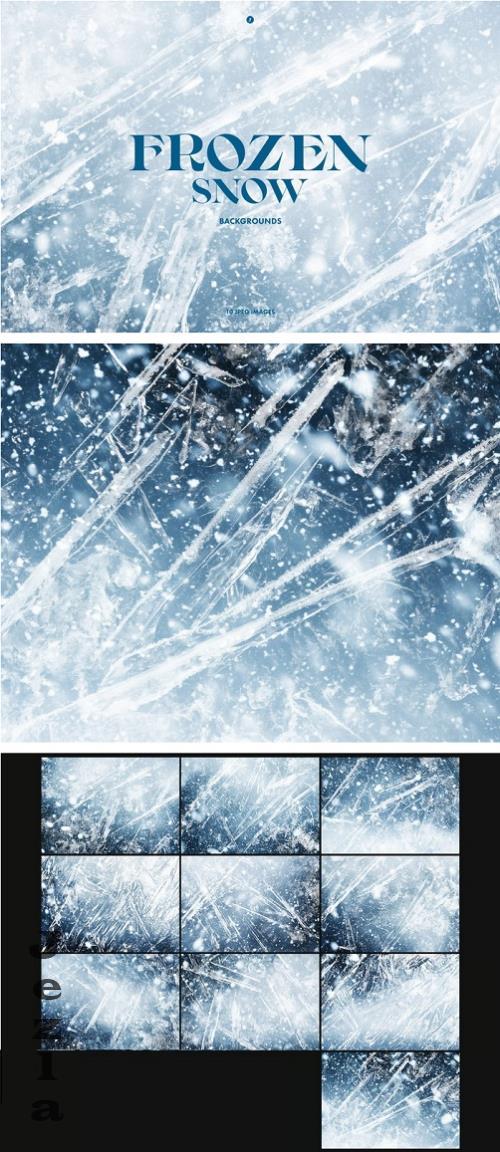 Frozen Snow Backgrounds - T8QUWWW