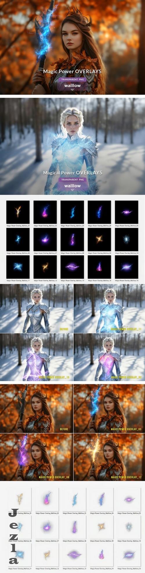 Magic Power Light PNG Photo Overlays - 288602071