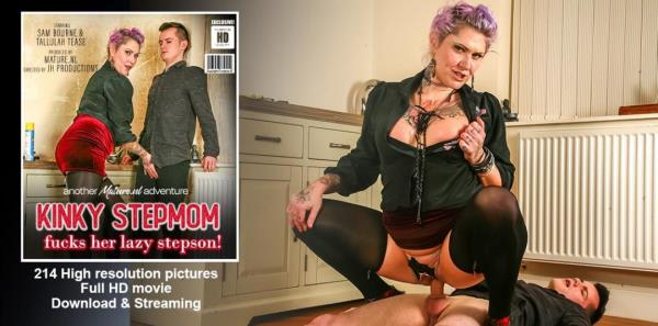 Sam Bourne (21), Tallulah Tease (EU) (34) - Kinky Stepmon fucks her lazy stepson! [FullHD 1080p]