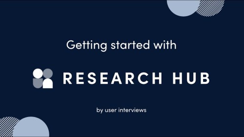 User Interviews & User Onboarding