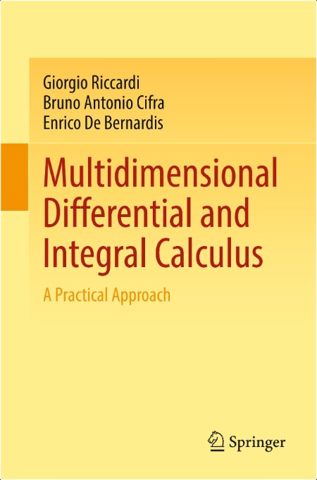 Riccardi G  Multidimensional Differential and Integral Calculus   Approach 2024