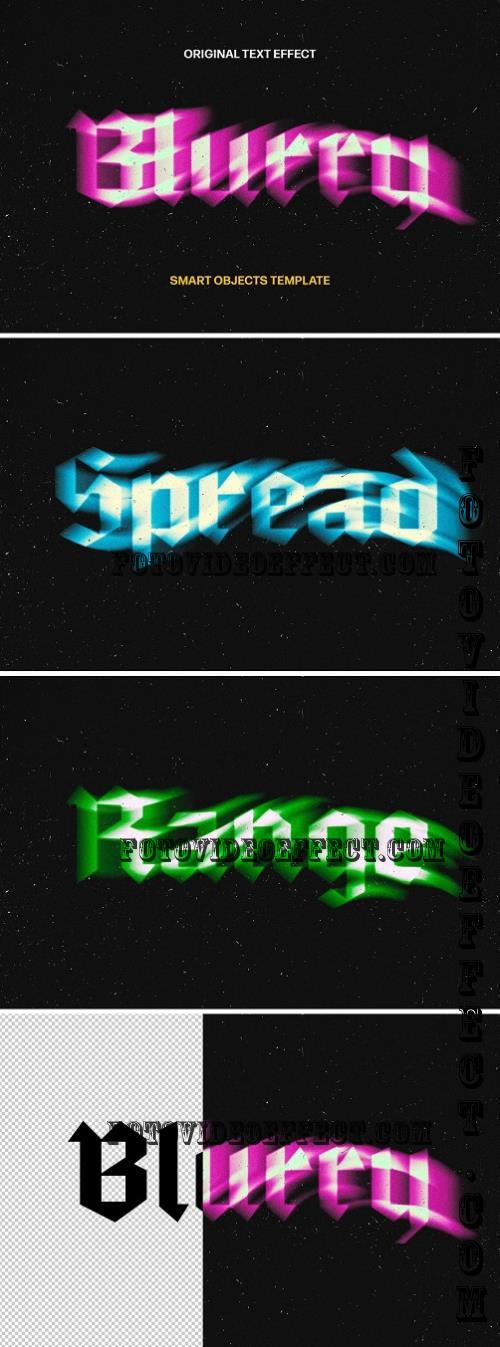 Cosmic Blurred Text Effect - 289219667 - ZYW55K7