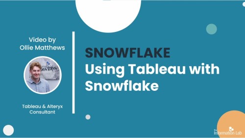 Using Snowflake with Tableau