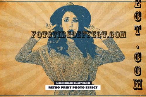 Retro Print Photo Effect -  289183656 - 4WMVXSH