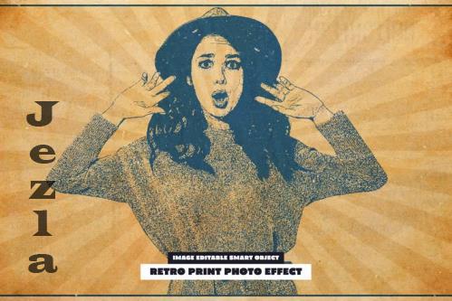 Retro Print Photo Effect -  289183656 - 4WMVXSH