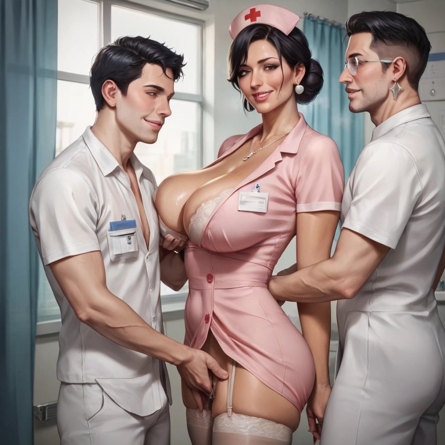 AI Generated - Happy Hospital Nurses Porn Comic