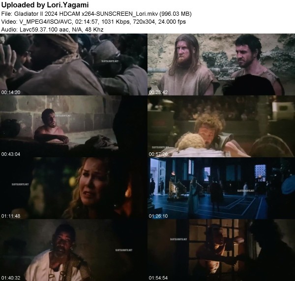 Gladiator II (2024) HDCAM x264-SUNSCREEN