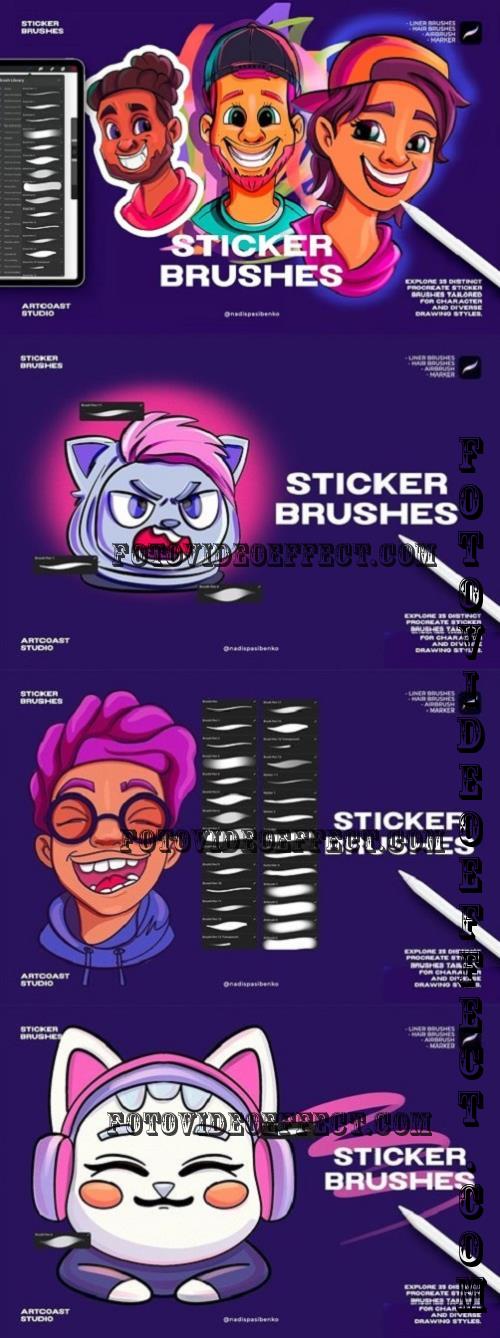 Procreate Sticker Brushes - C9L24EZ