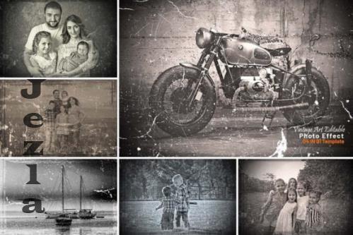 Vintage Art Editable Photo Effect - 42317074