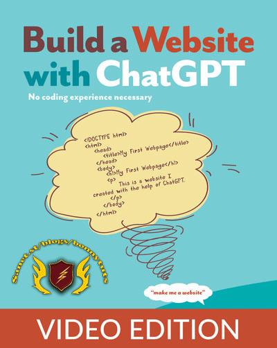 Build a Website with ChatGPT, Video Edition by Paul McFedries