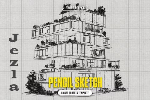 Pencil Sketch Photo Effect - 289431843