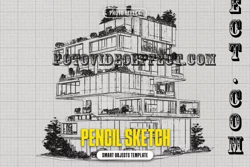 Pencil Sketch Photo Effect - 289431843