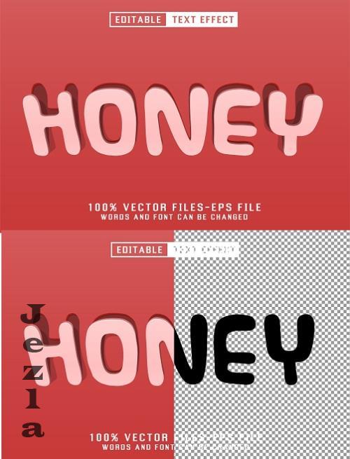 Honey Sticker Text - Editable Text Effect - K29M8KY