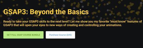 Creative Coding Club – GSAP3 – Beyond the Basics