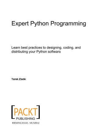 Expert Python Programming - Second Edition - Michal Jaworski