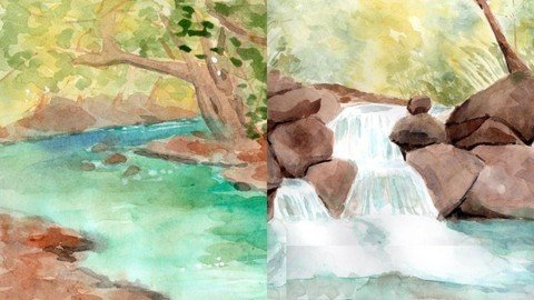 Udemy – Rivers And Waterfalls In Watercolor