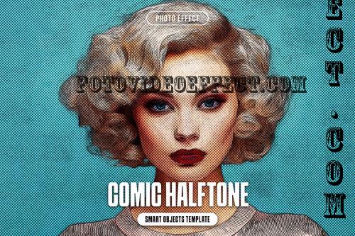 Comic Halftone Photo Effect - 289431832