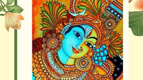 Learn Ardhanareshwar Kerala Mural Painting