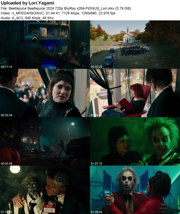 Beetlejuice Beetlejuice (2024) 720p BluRay x264-PiGNUS