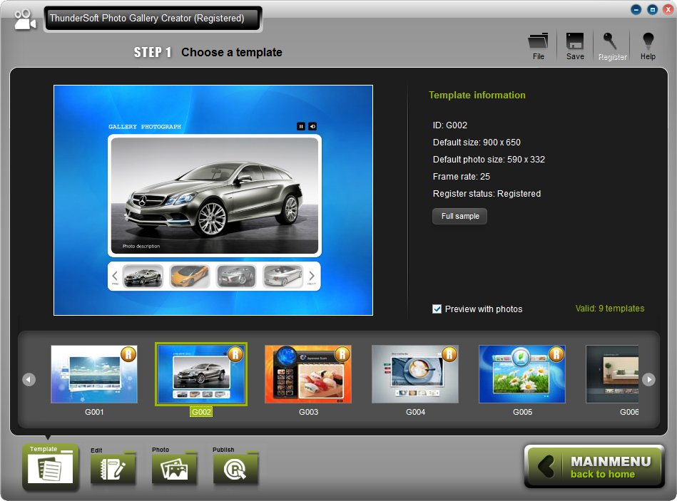 ThunderSoft Photo Gallery Creator 4.5.0 Multilingual