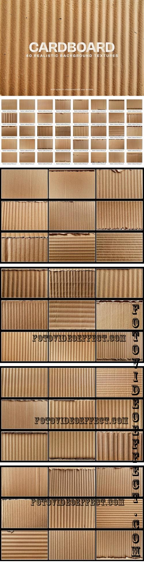 40 Realistic Cardboard Texture - S23RR5W