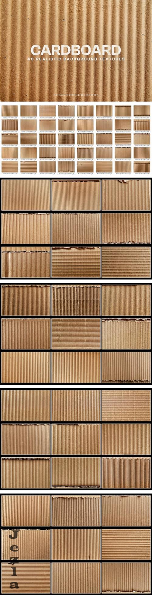 40 Realistic Cardboard Texture - S23RR5W