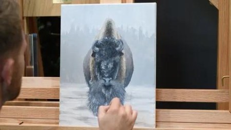 How To Paint A Bison In Yellowstone With James Corwin