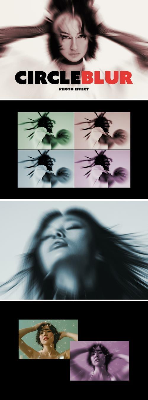 Circle Motion Blur Photo Effect - 289622690