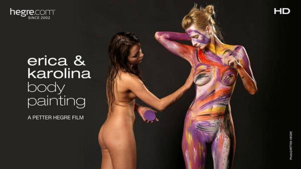 Erica And Karolina Body Painting [Hegre-Art] (FullHD 1080p)