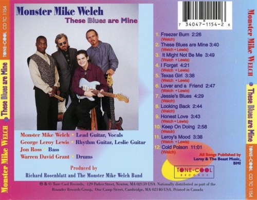 Monster Mike Welch - These Blues Are Mine (1996) Lossless 