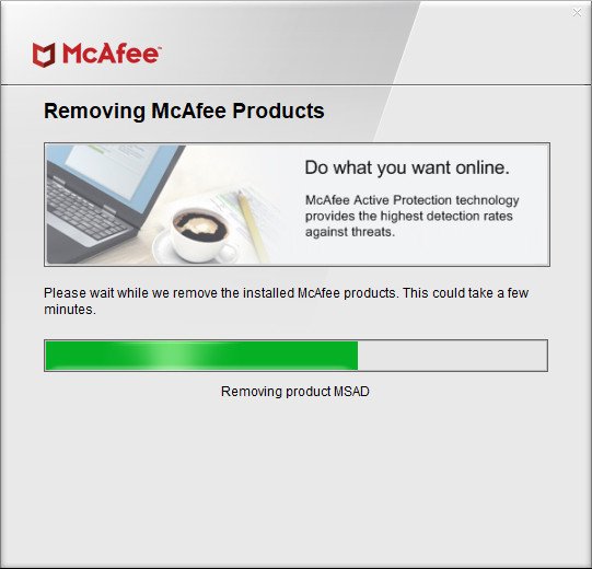 McAfee Consumer Product Removal Tool 10.5.374