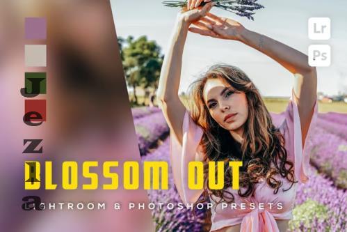 6 Blossom Out Lightroom and Photoshop Presets - JP83699