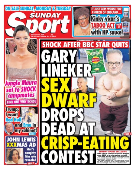 The Sunday Sport – November 17, 2019