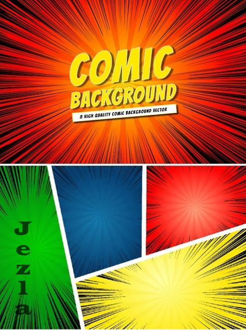 Comic Background #1 - 6XPBUER